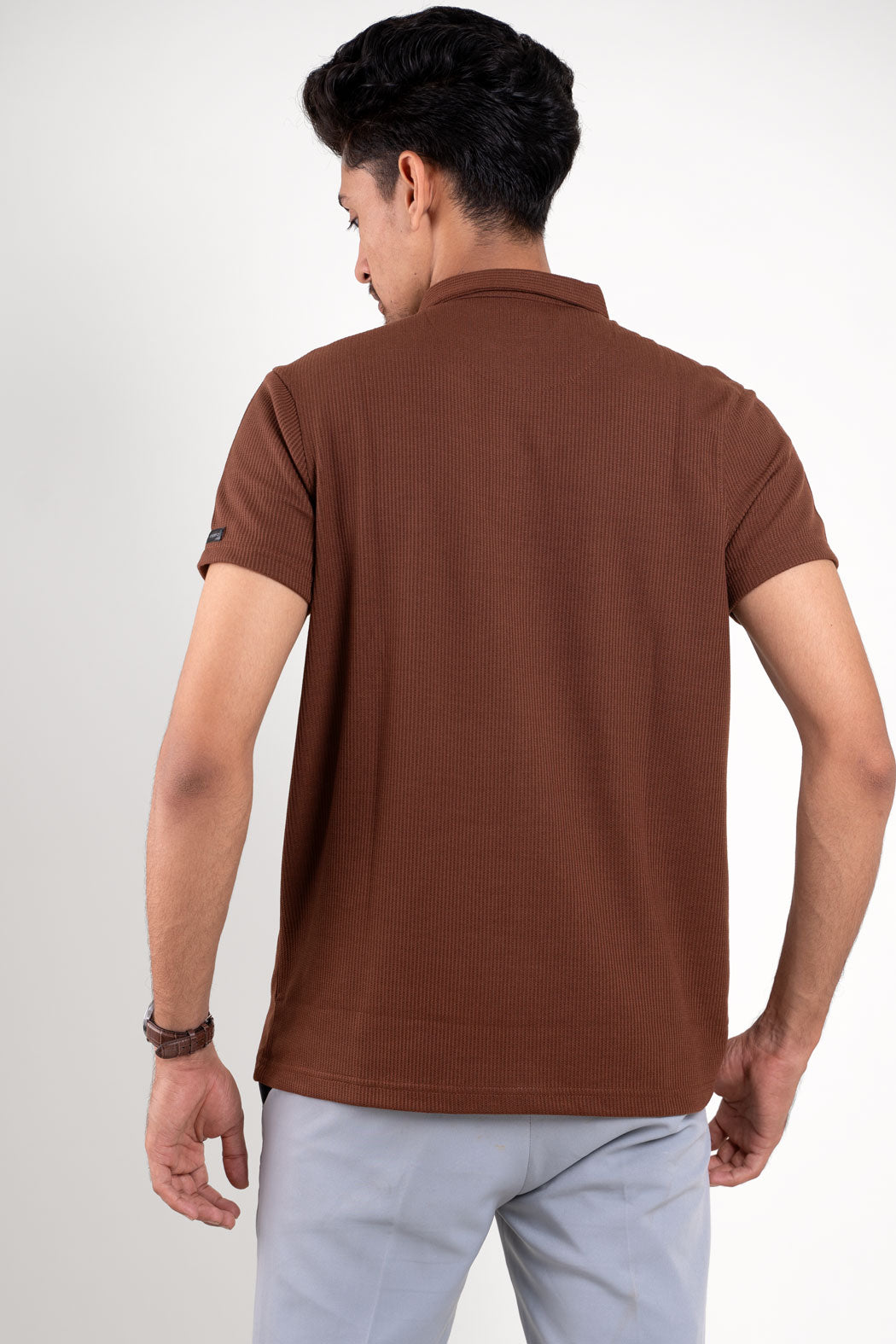 Nova Dark Brown Polo Tshirt For Man