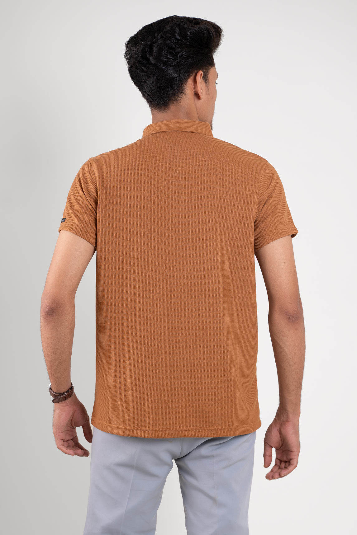 brown polo tshirt for men