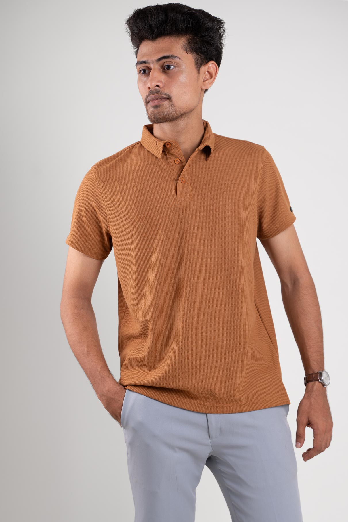 brown polo