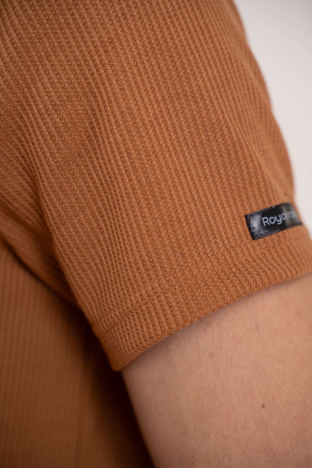 brown polo tshirt