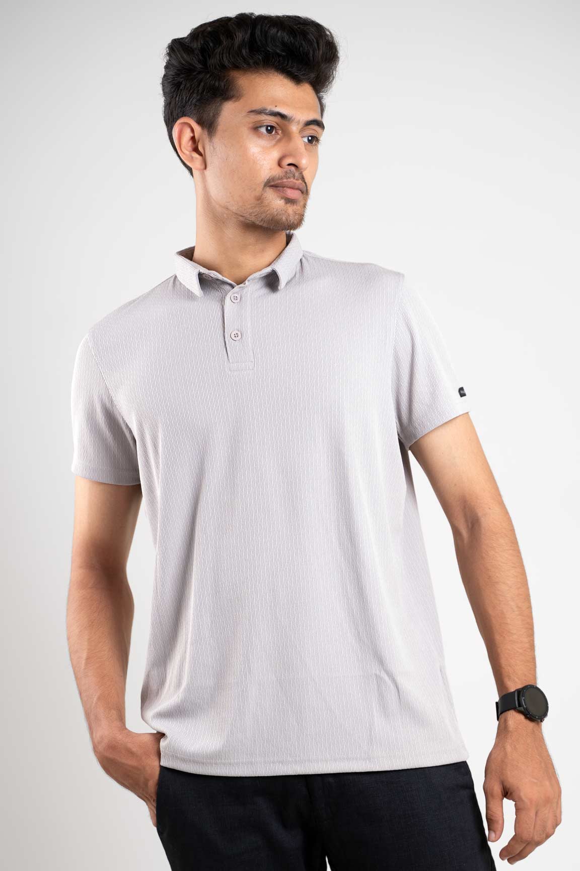 Light Grey Polo Tshirt